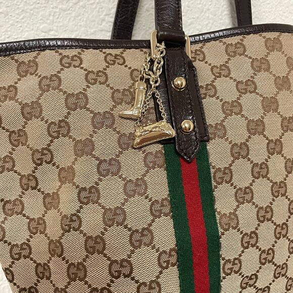 **SOLD**Gucci Shirley Line Tote Canvas GG monogram beige - Picture 2 of 16